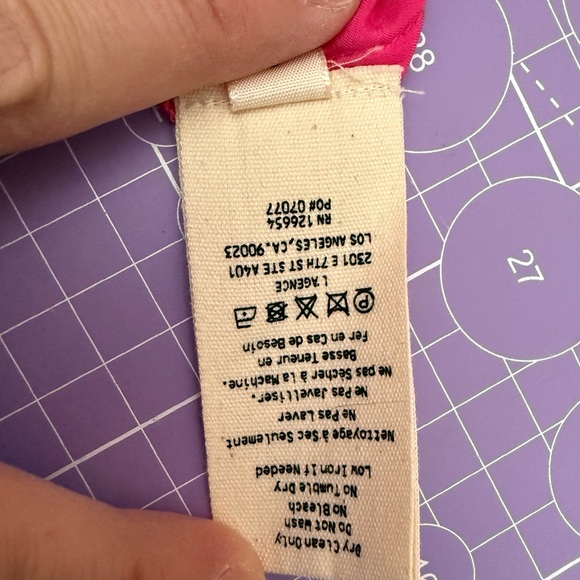 L'AGENCE Vibrant Pink Blouse - Picture 5 of 8